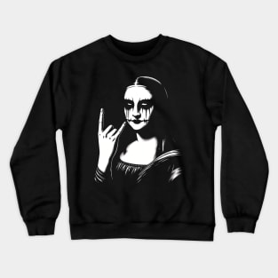 Blackened Mona Lisa Crewneck Sweatshirt